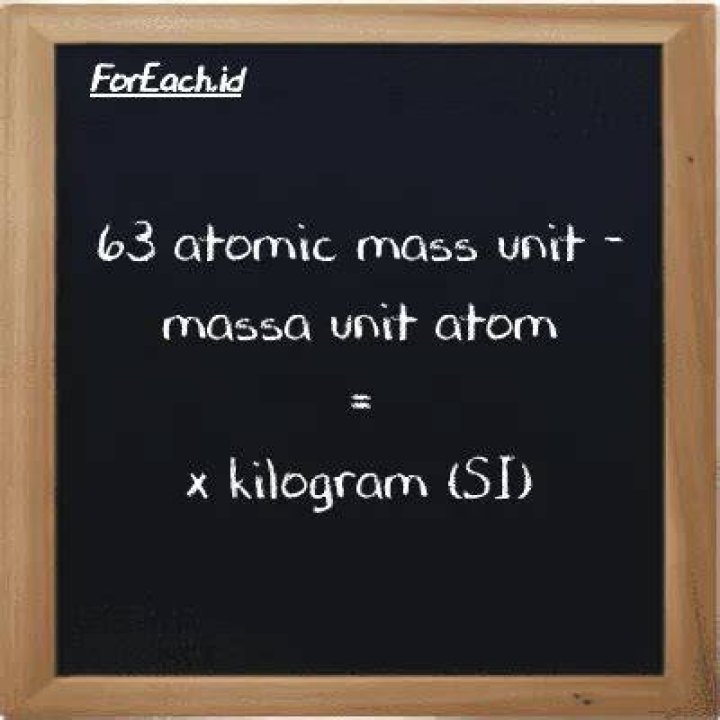 Amu To Kg