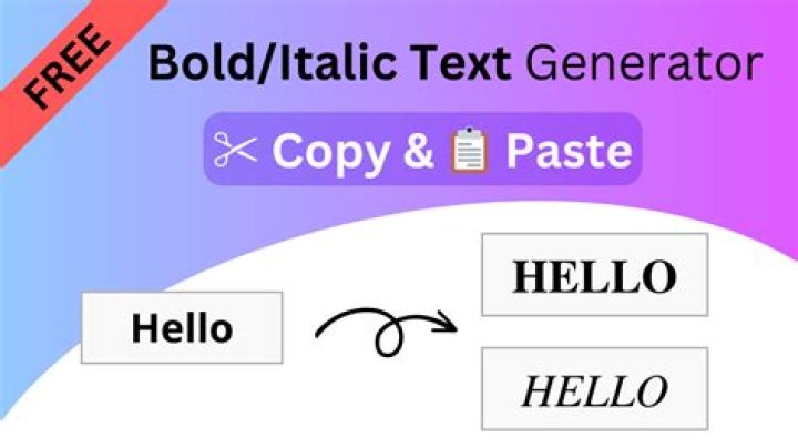 bold italic