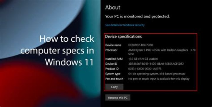 Computer specs - How To Discuss