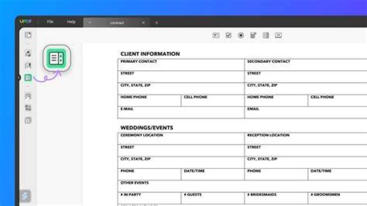 create fillable pdf form