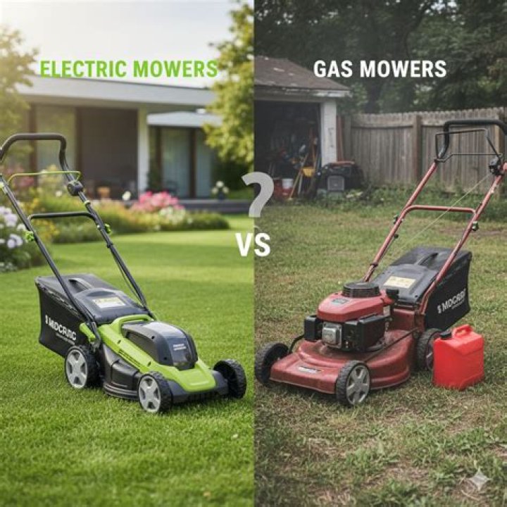 electric vs gas mower