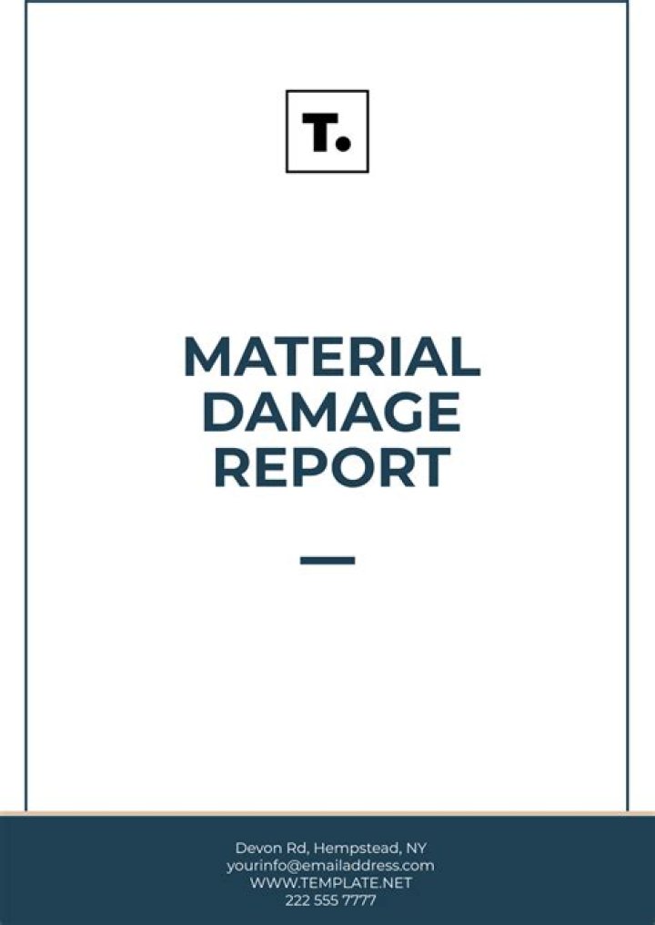 Material Damage - How To Discuss