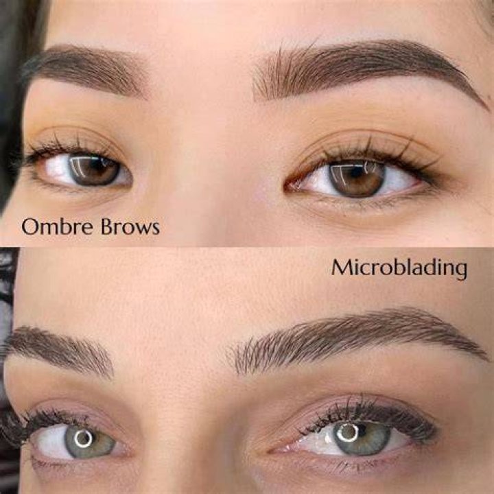 ombre brows vs microblading