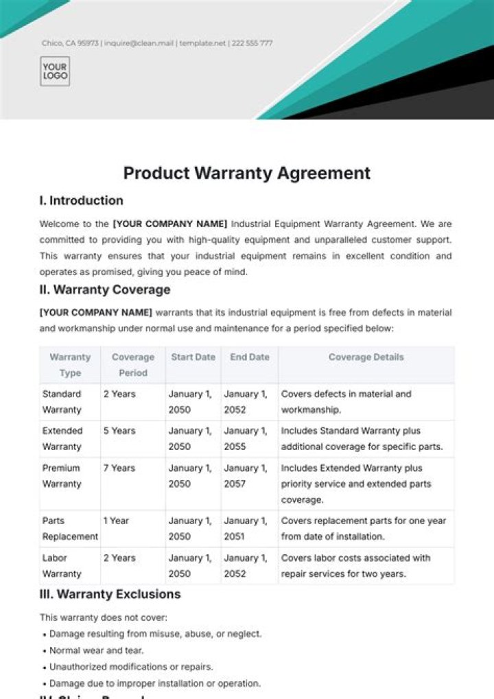 Warranty Warranty