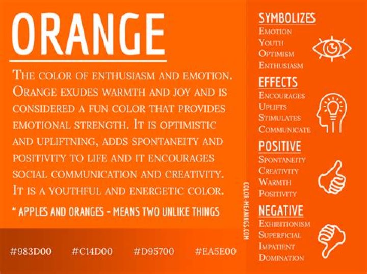 What Does The Color Orange Mean